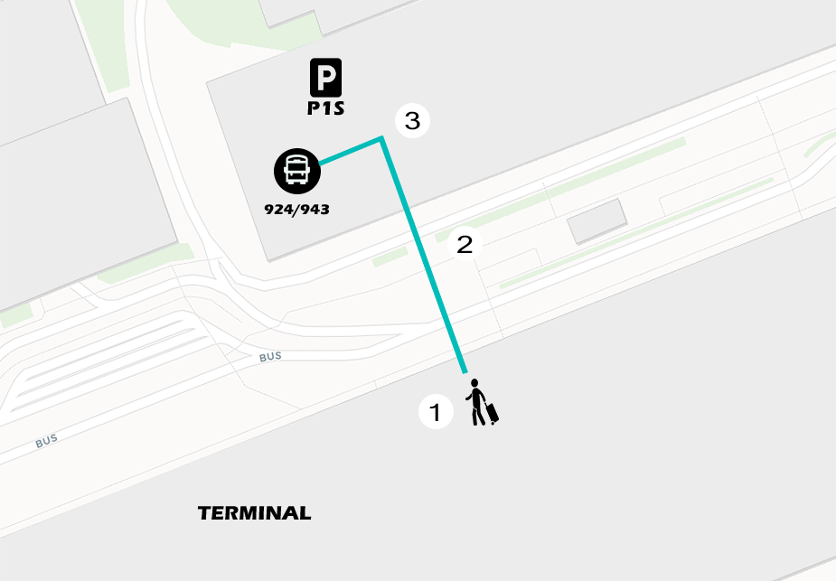 Mapa shuttle oficina Wiber rent a car Ibiza